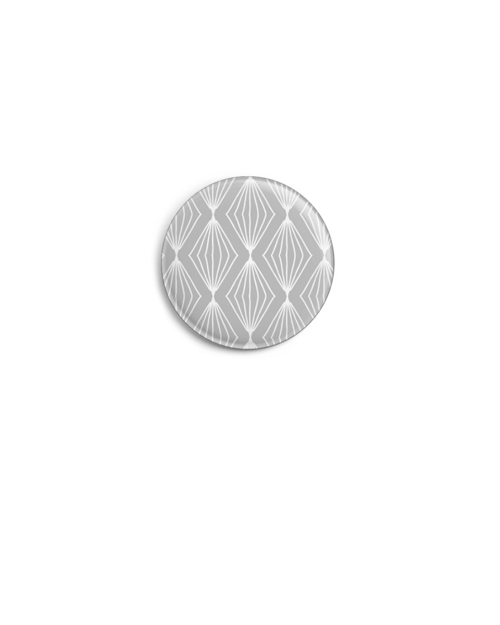 Magnet Lampions grau, matt 32 mm