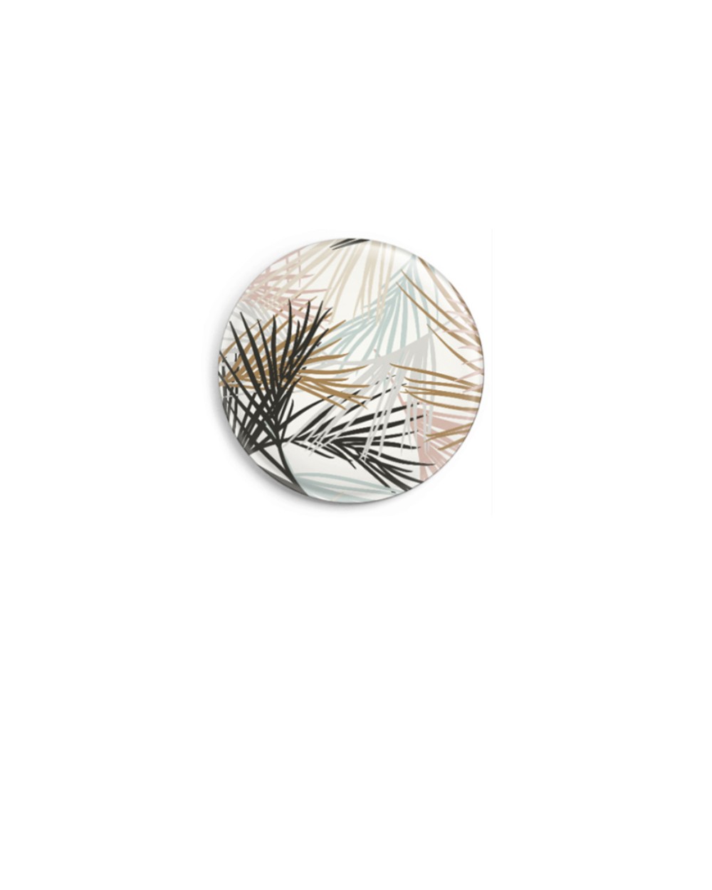 Magnet Palmblätter, bunt, weiss