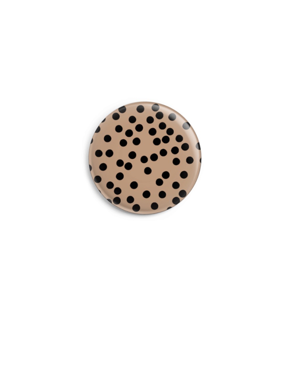 Magnet nude mit schwarzen Punkten