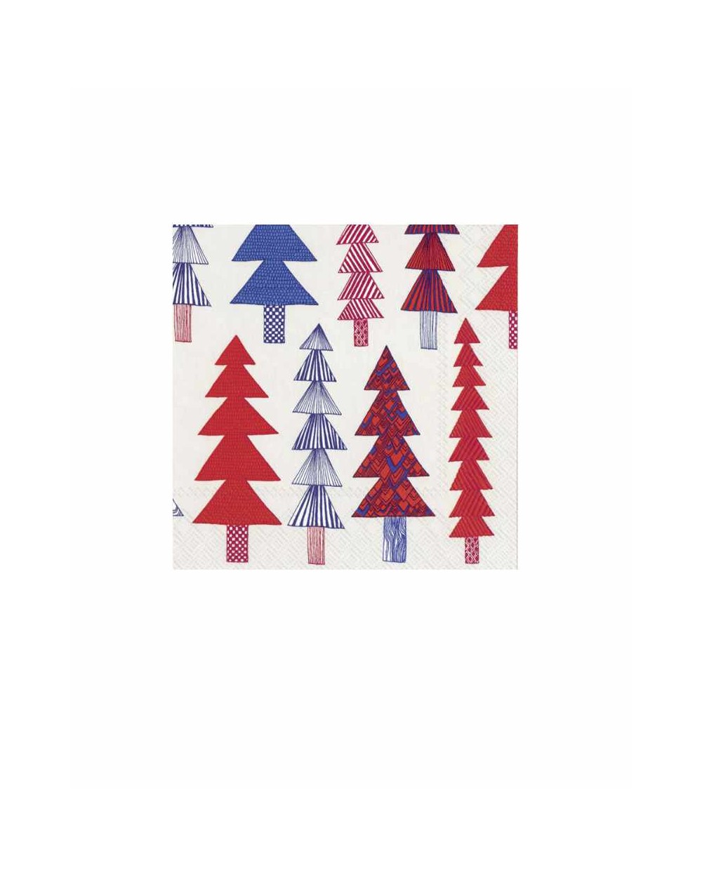 Marimekko - Cocktail Servietten KUUSIKOSSA RED