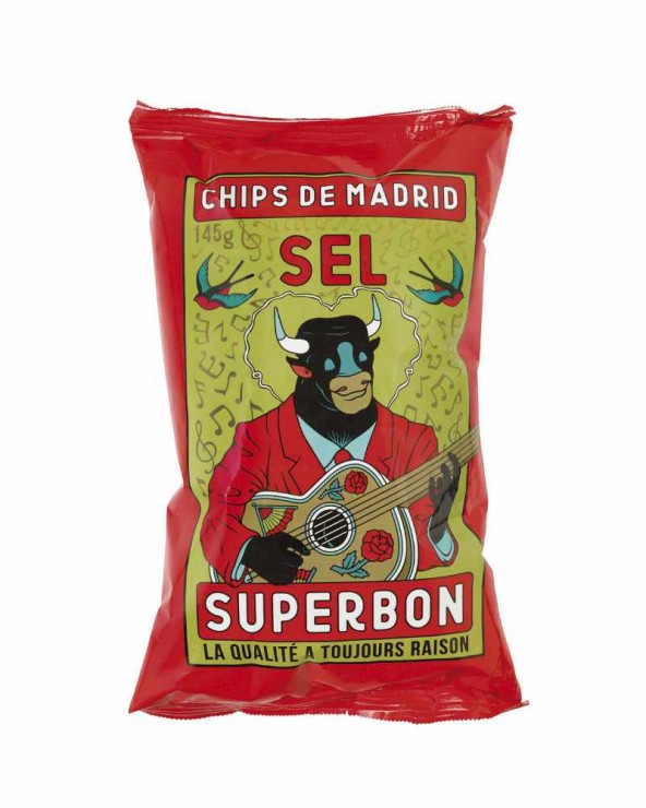 SUPERBON - Chips Sel 135g