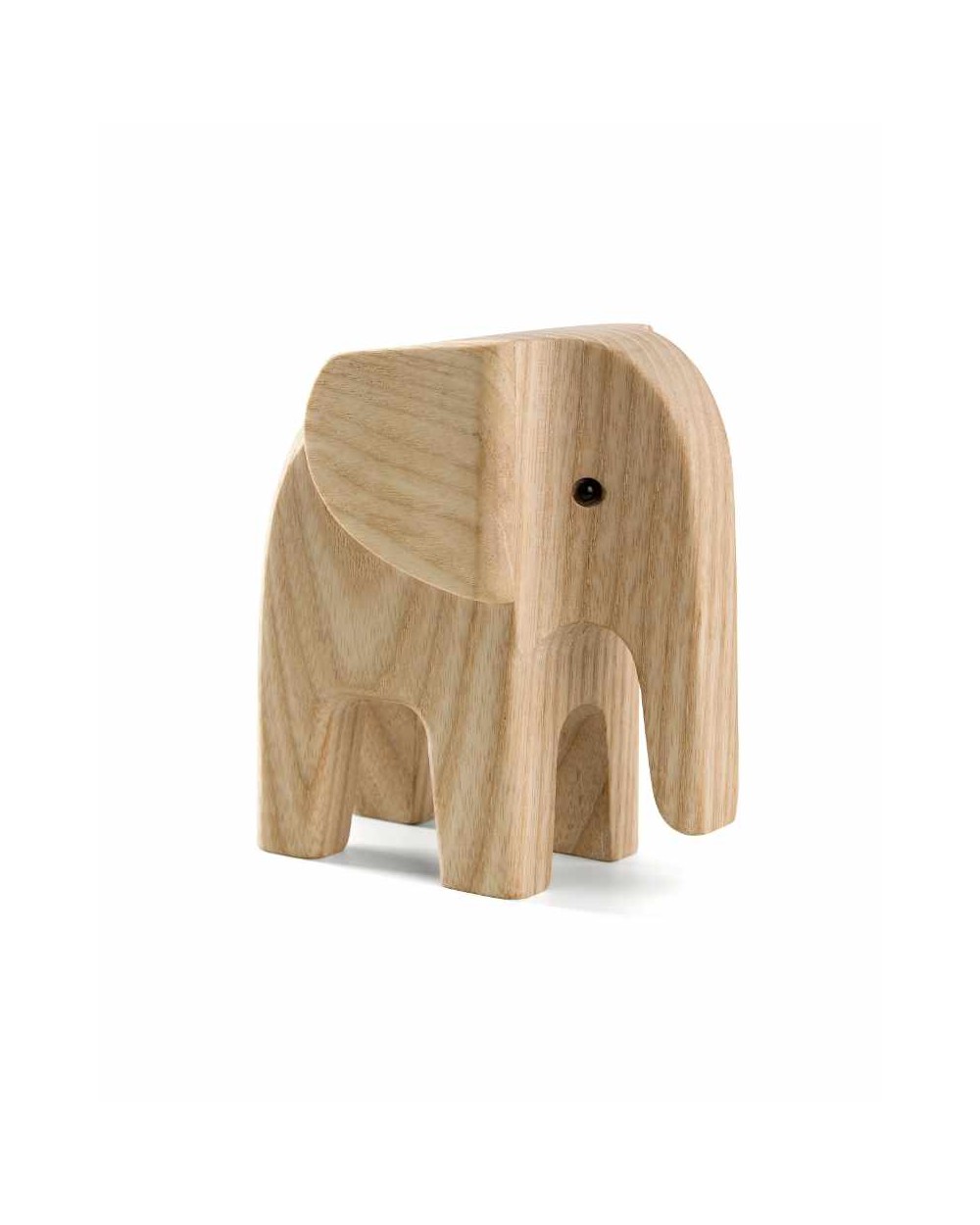 Elefant aus unbehandeltem Eschenholz