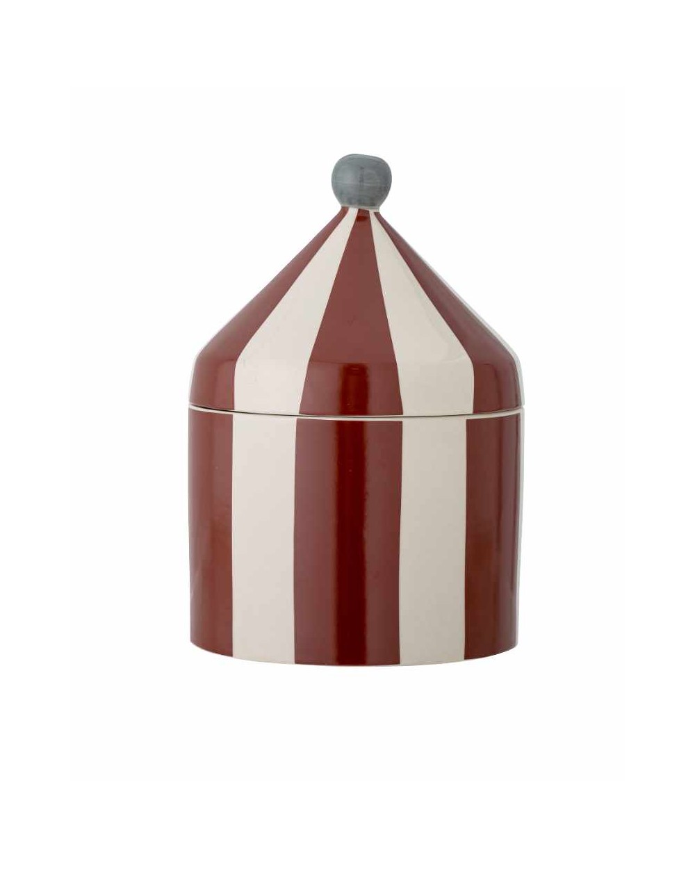 BLOOMINGVILLE - Cimmi Aufbewahrungsbox mit Deckel, Rot, Steingut