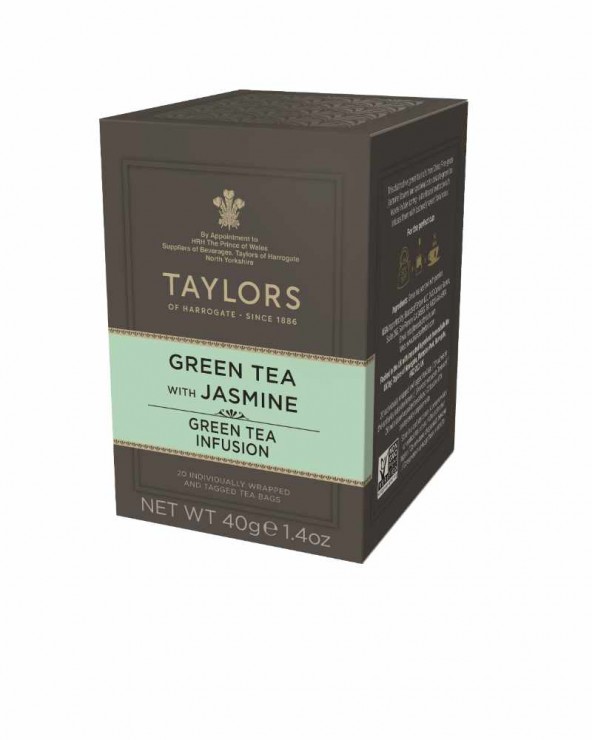 Taylors of Harrogate – Green Tea with Jasmine 40g – 20 Aufgussbeutel