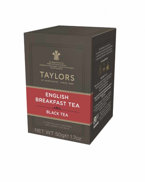 Taylors of Harrogate – English Breakfast Tea 50g – 20 Aufgussbeutel