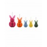 Baumschmuck Osterhasen, 5er-Set