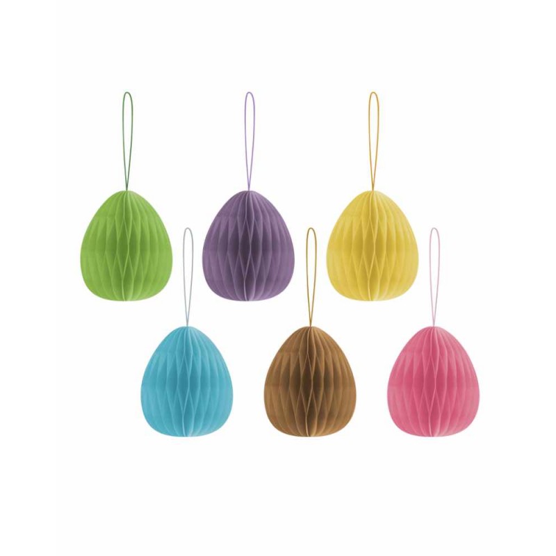 Baumschmuck Oval Nr. 1, 6er-Set