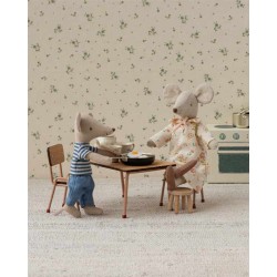 Tisch- und Stuhlgarnitur, Maus – Dunkle Powder
